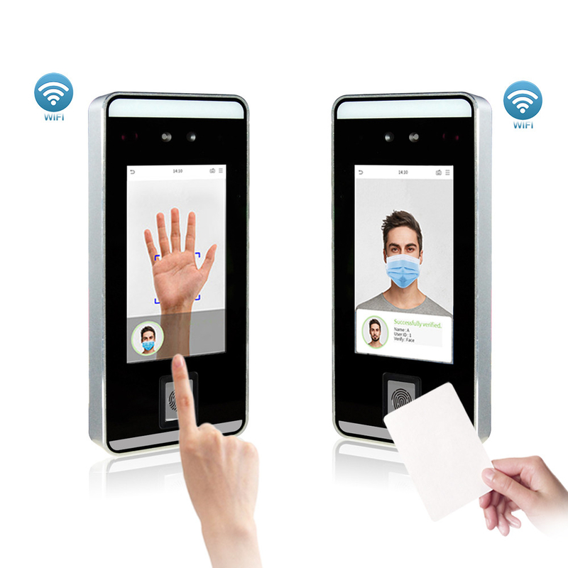 Hệ thống kiểm soát ra vào nhận diện khuôn mặt và chấm công vân tay có chức năng WiFi Hỗ trợ thẻ RFID