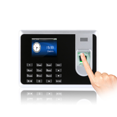 Hệ thống kiểm soát truy cập vân tay sinh trắc học và máy chấm công đầu đọc thẻ RFID Thiết bị đầu cuối có pin