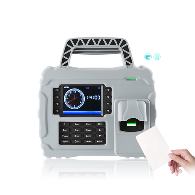 Không thấm nước IP65 Đọc thẻ RFID di động Khai thác thời gian và hệ thống tham dự thời gian vân tay