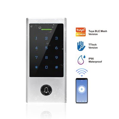 Wifi Tuya IP66 Hệ thống kiểm soát truy cập chống nước Bấm bàn phím RFID Card Reader Kiểm soát truy cập độc lập với TTLock Door