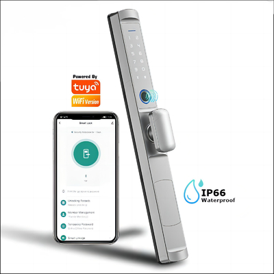Khóa cửa không dây thông minh với tay cầm dễ thương Tuya WIFI hoặc TTLock App IP66 Khóa chống nước